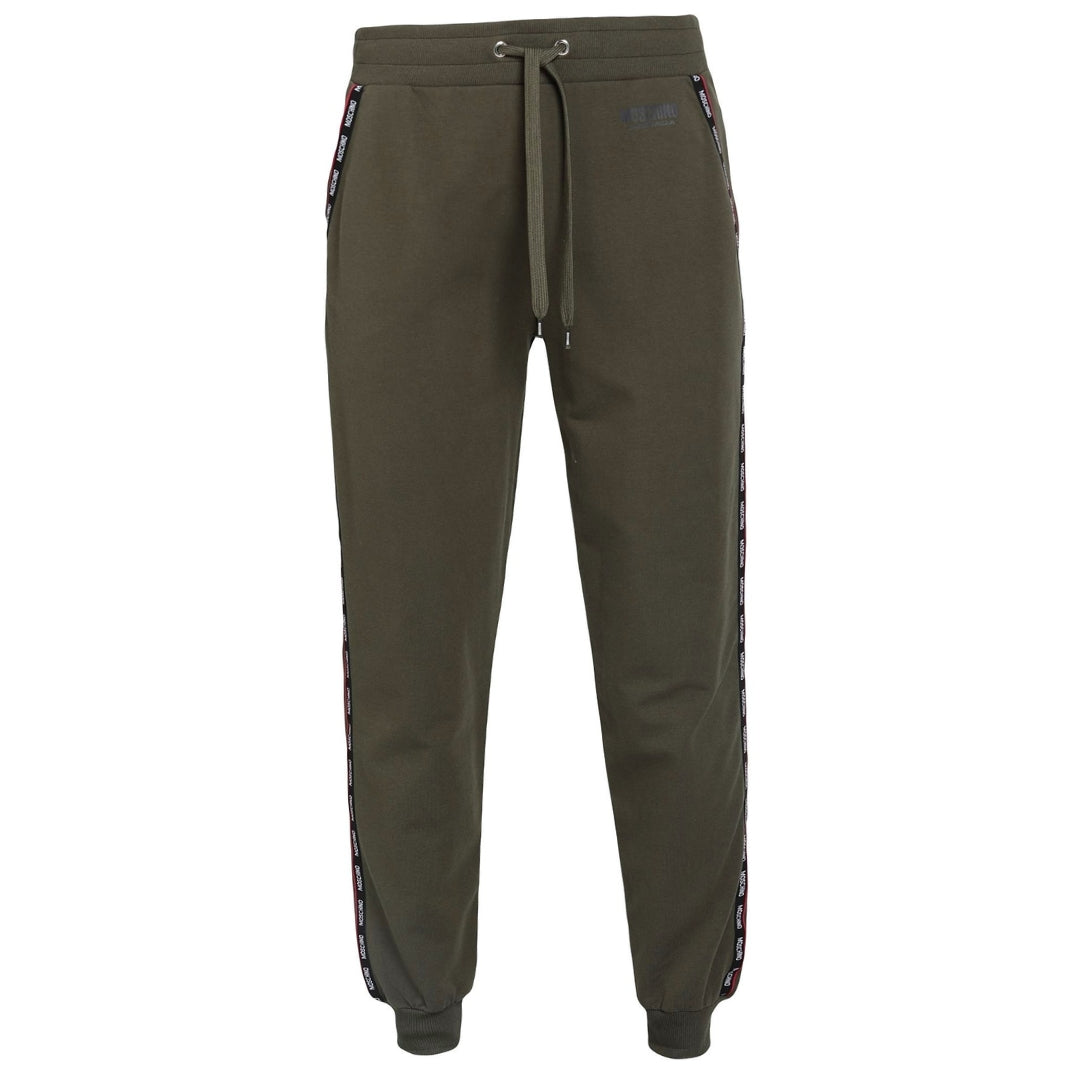 Moschino Underbear Tape Khaki Green Sweatpants