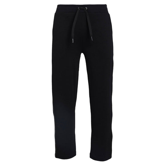 Moschino Stitch Design Black Sweatpants