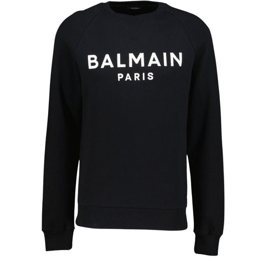 Balmain Paris Classic Logo Black Sweatshirt