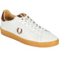 Fred Perry Spencer Leather White Trainers