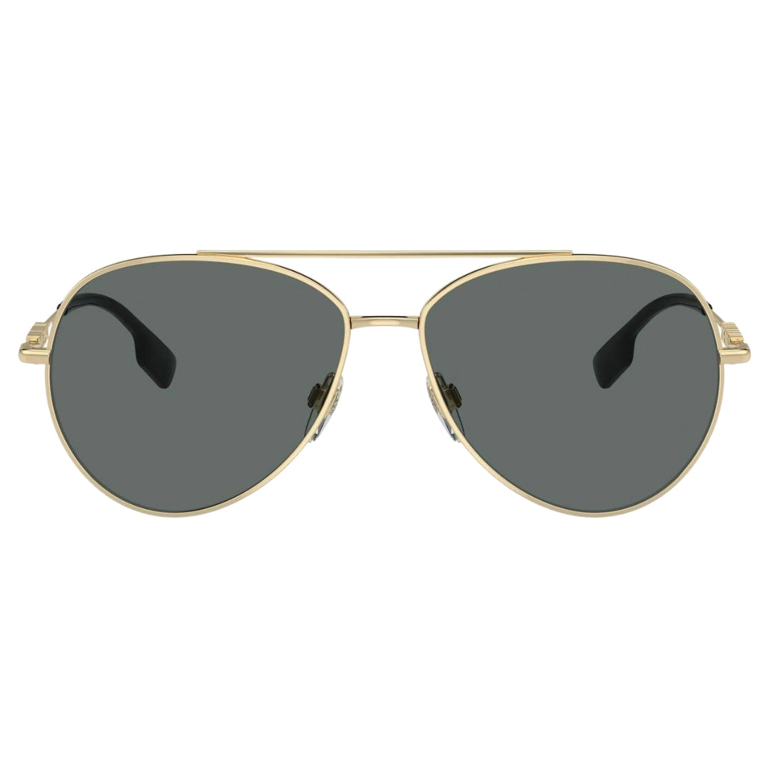 Burberry Dark Grey Lensed Gold Sunglasses 0BE3147 110981