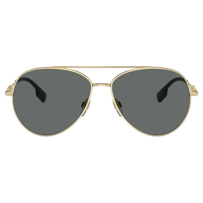 Burberry Dark Grey Lensed Gold Sunglasses 0BE3147 110981