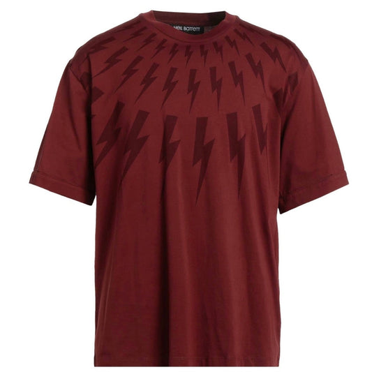 Neil Barrett Mens T Shirt Bjt008S R518S 3203 Red