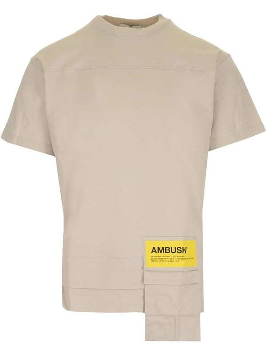 Ambush New Waist Pocket Beige T-Shirt