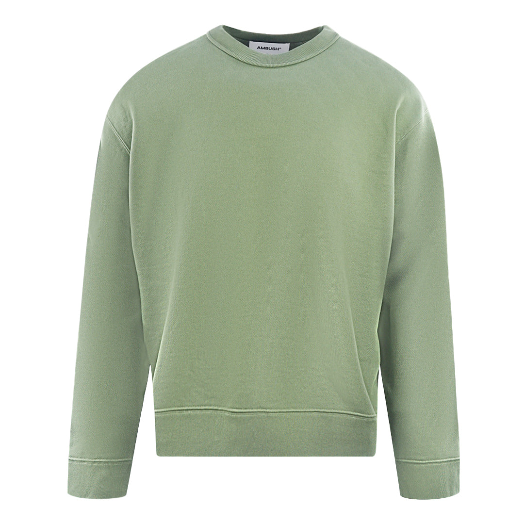 Ambush Zip Sleeve Logo Thyme Jumper