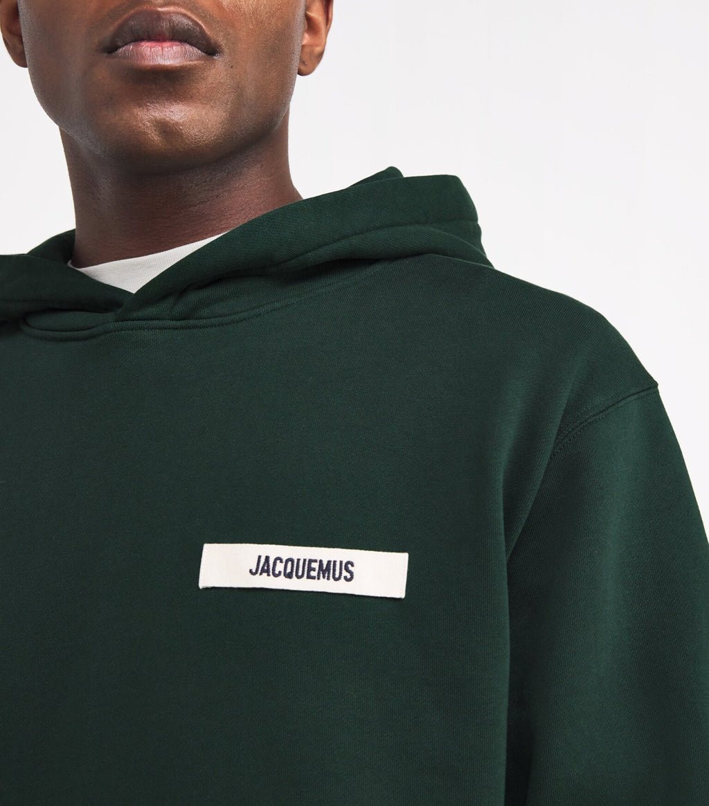 Jacquemus-The Gros Grain Hoodie- Dark Green