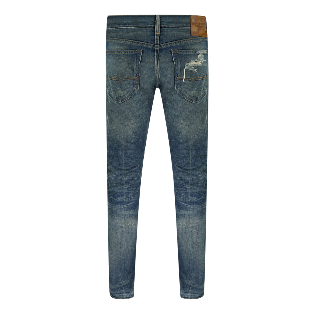 Ralph Lauren Denim Supply 067 Worn Blue Jeans