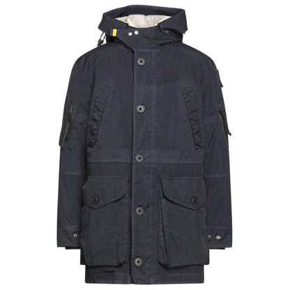 Parajumpers Felix Navy Blue Parka Down Jacket - Style Centre Wholesale
