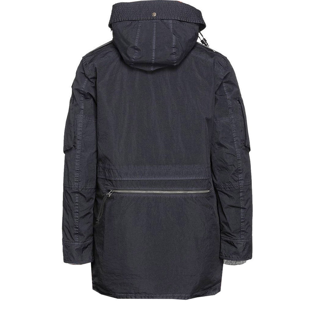 Parajumpers Felix Navy Blue Parka Down Jacket - Style Centre Wholesale