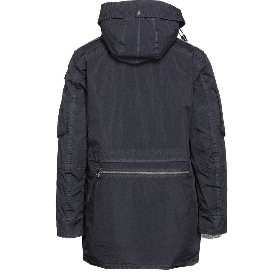Parajumpers Felix Navy Blue Parka Down Jacket - Style Centre Wholesale