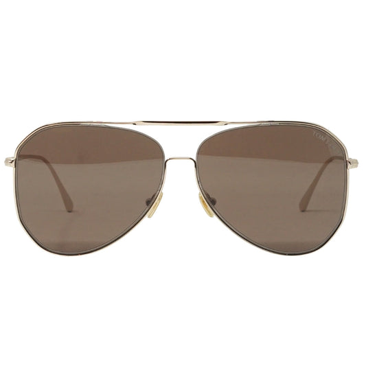 Tom Ford Charles-02 FT0853 28E Rose Gold Sunglasses