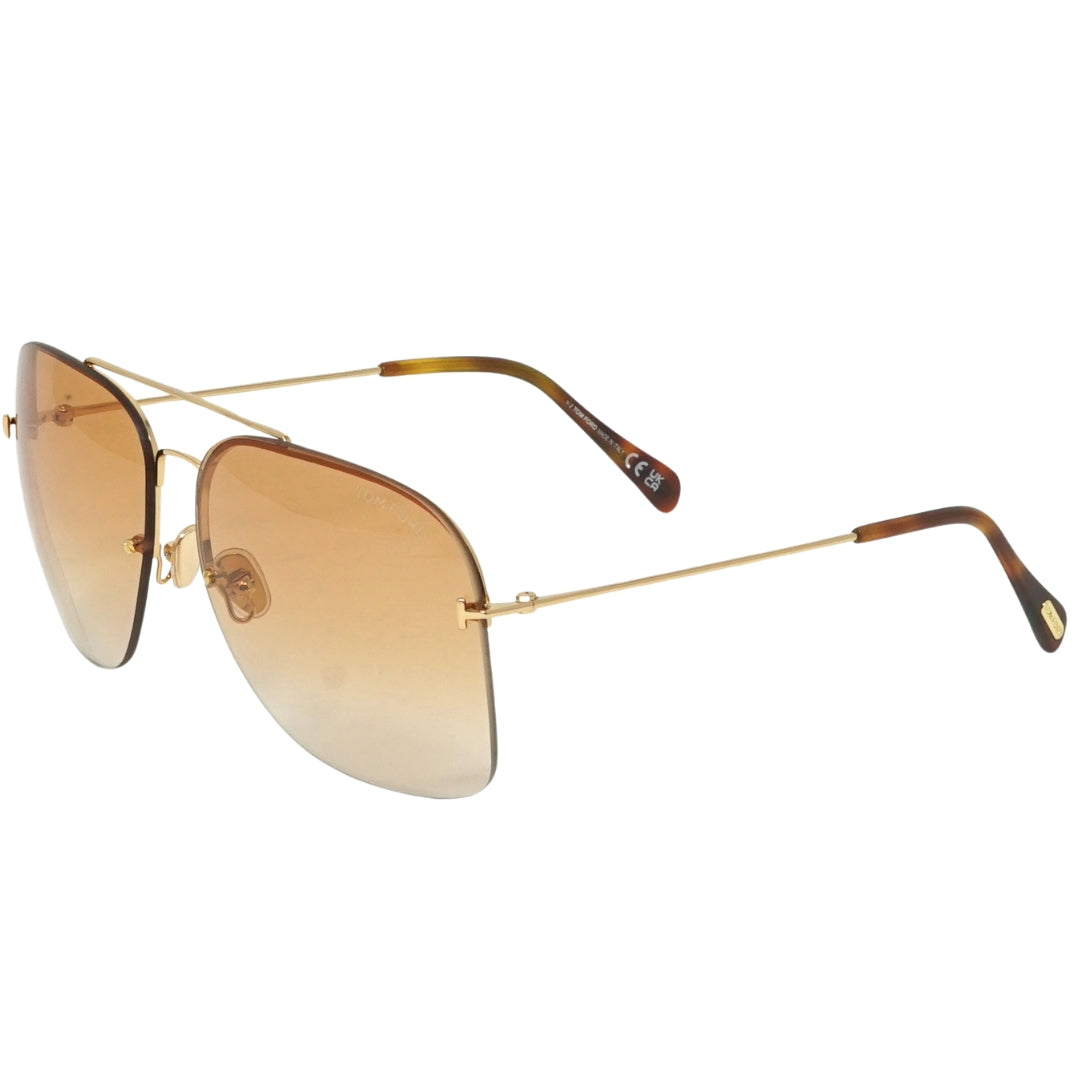 Tom Ford Mackenzie-02 FT0883 30F Gold Sunglasses