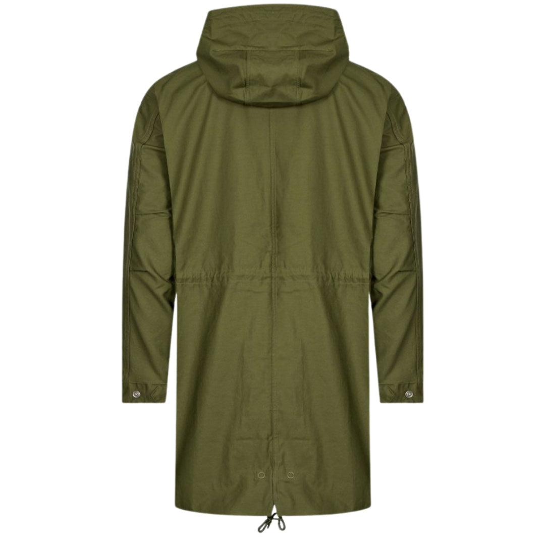 Fred Perry Hooded Shell Parka Green Jacket