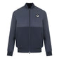 Fred Perry Woven Panel Blue Track Jacket