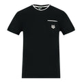Kenzo Branded Pocket Logo Black T Shirt