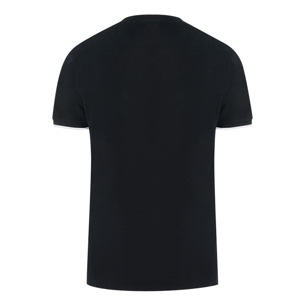 Kenzo Branded Pocket Logo Black T Shirt