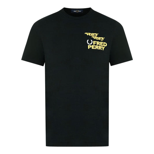 Fred Perry Very Very Logo Black T-Shirt