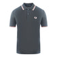 Fred Perry Twin Tipped Black Polo Shirt