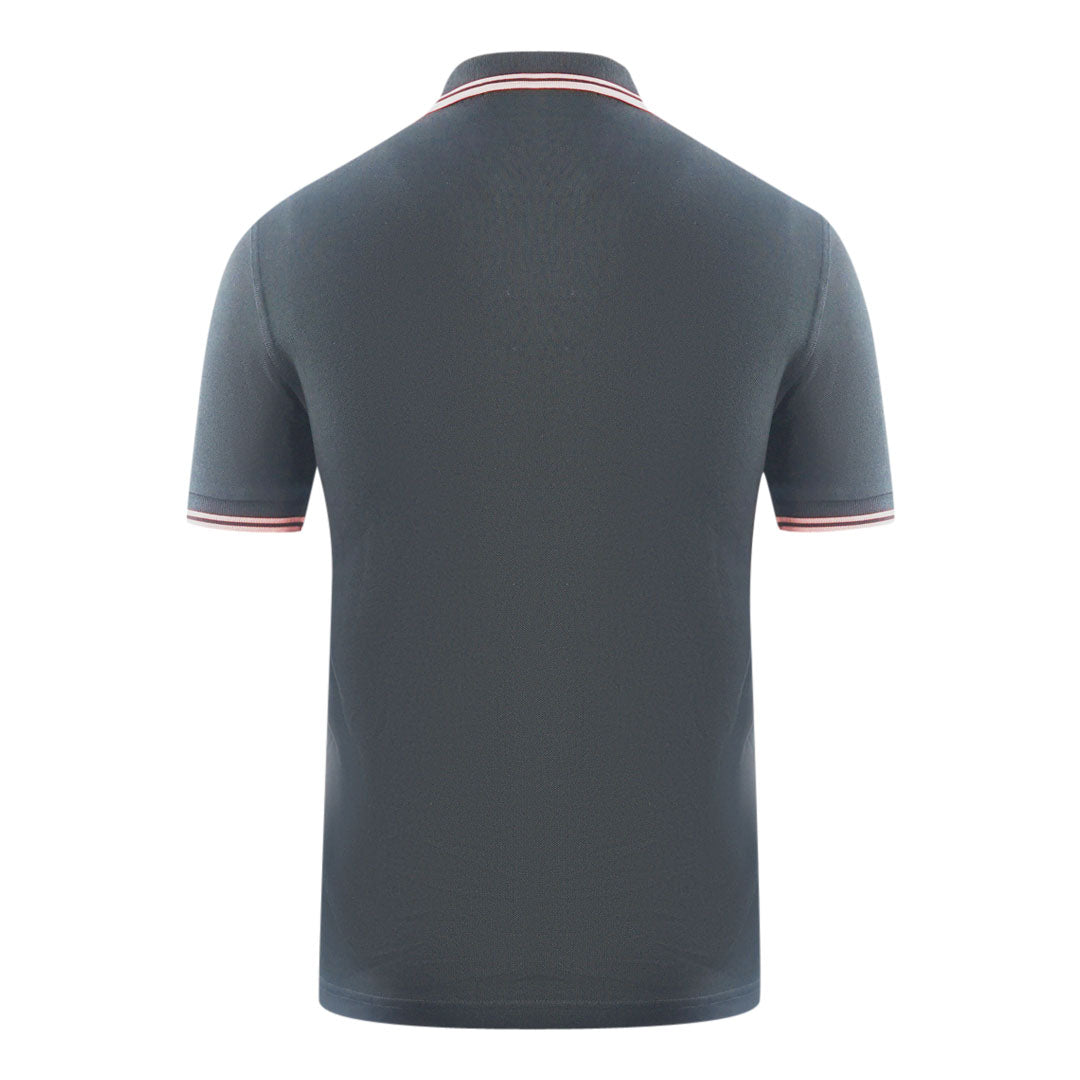 Fred Perry Twin Tipped Black Polo Shirt