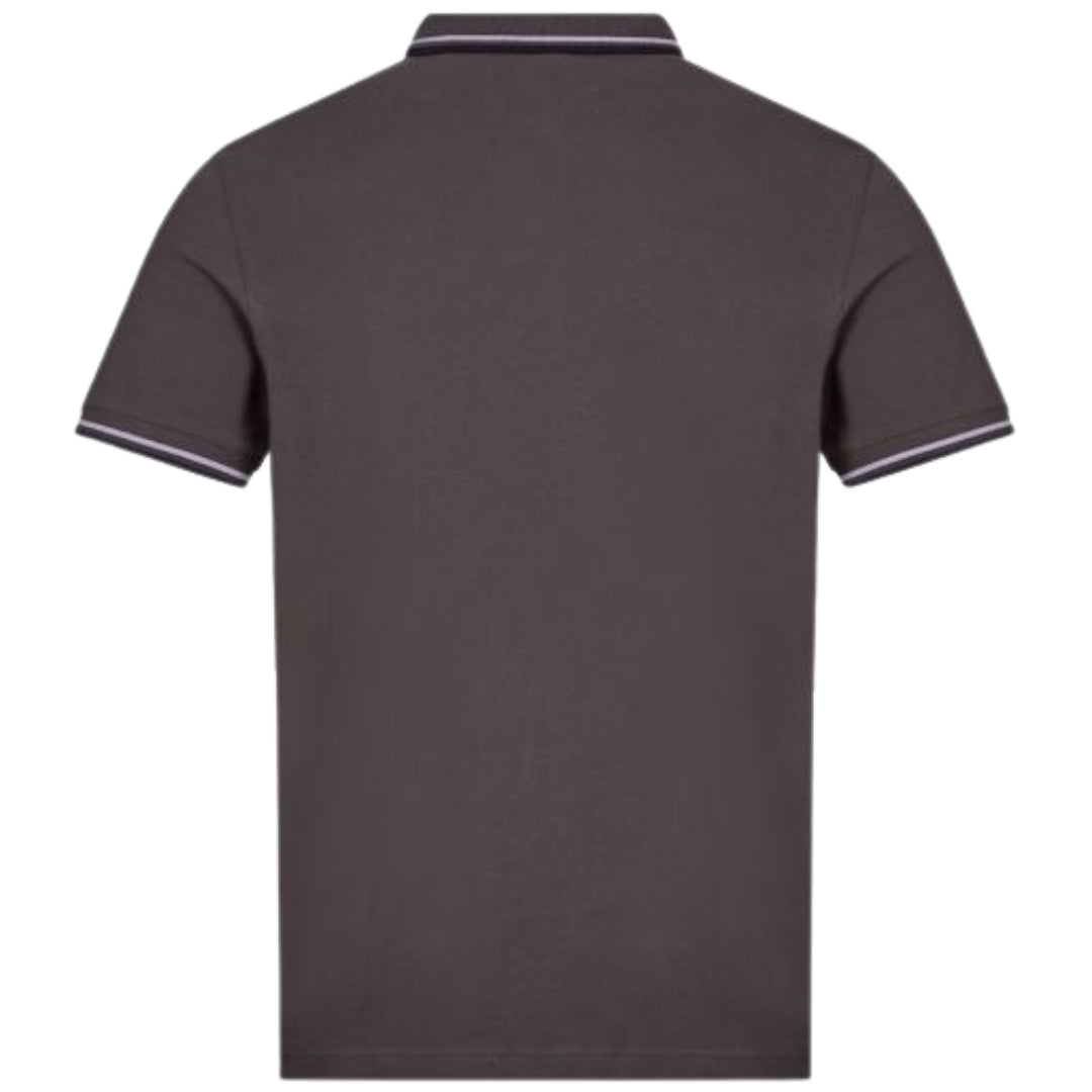 Fred Perry Twin Tipped Dark Grey Polo Shirt