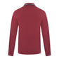 Fred Perry Twin Tipped Long Sleeve Red Polo Shirt