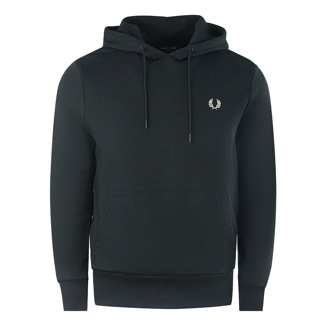 Fred Perry Laurel Wreath Black Hoodie