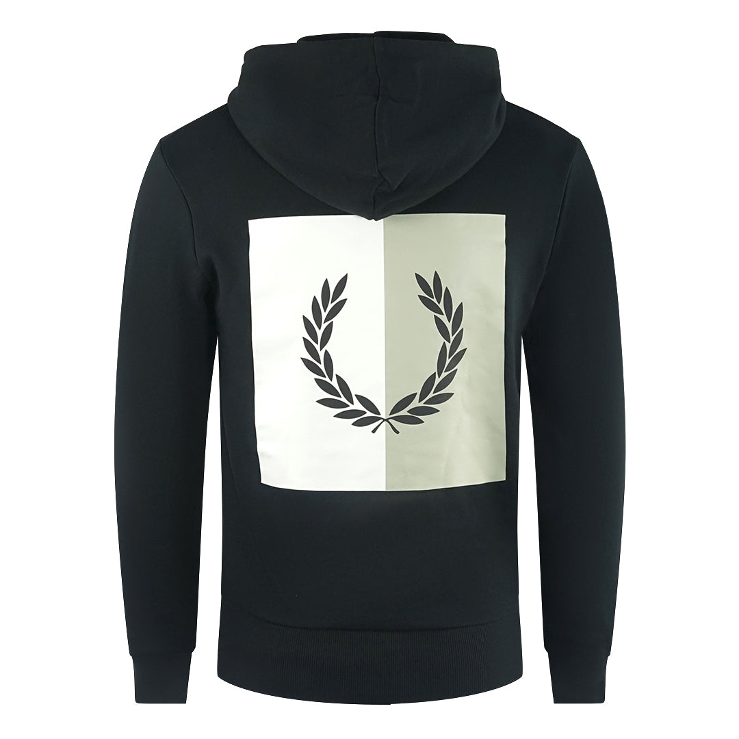 Fred Perry Laurel Wreath Black Hoodie