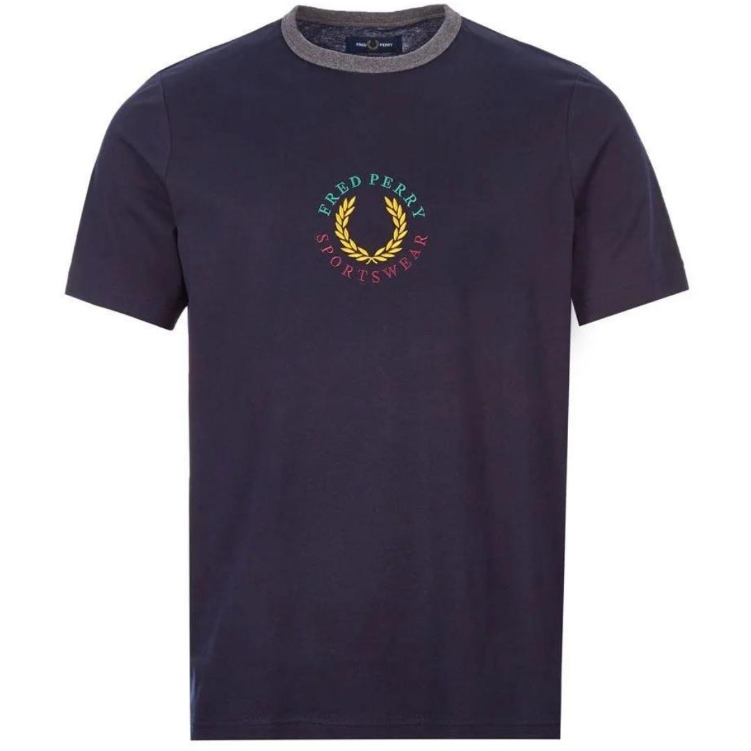 Fred Perry Mens T Shirt Blue