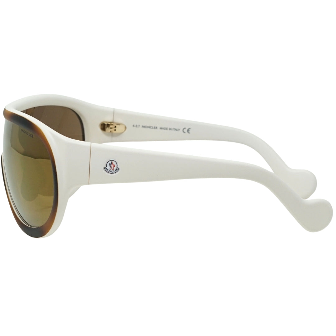 Moncler ML0047 52G 00 White Sunglasses