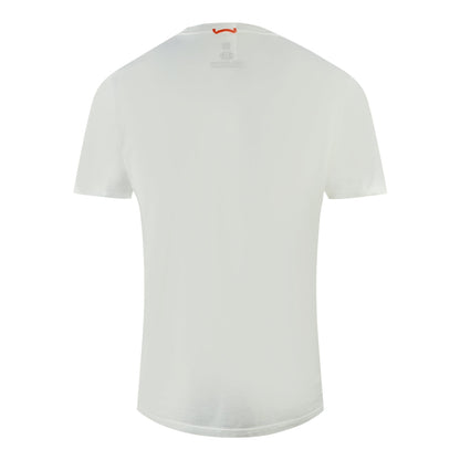 Parajumpers Nate Tee Printed Logo White T Shirt
