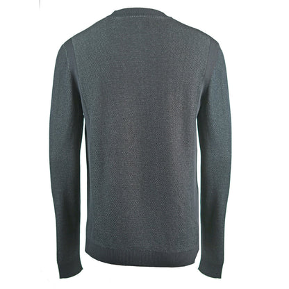 Kenzo Textiled Design Plain Black Jumper