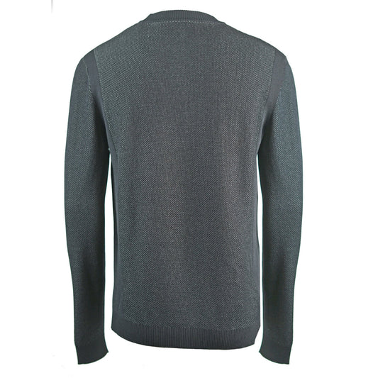 Kenzo Textiled Design Plain Black Jumper