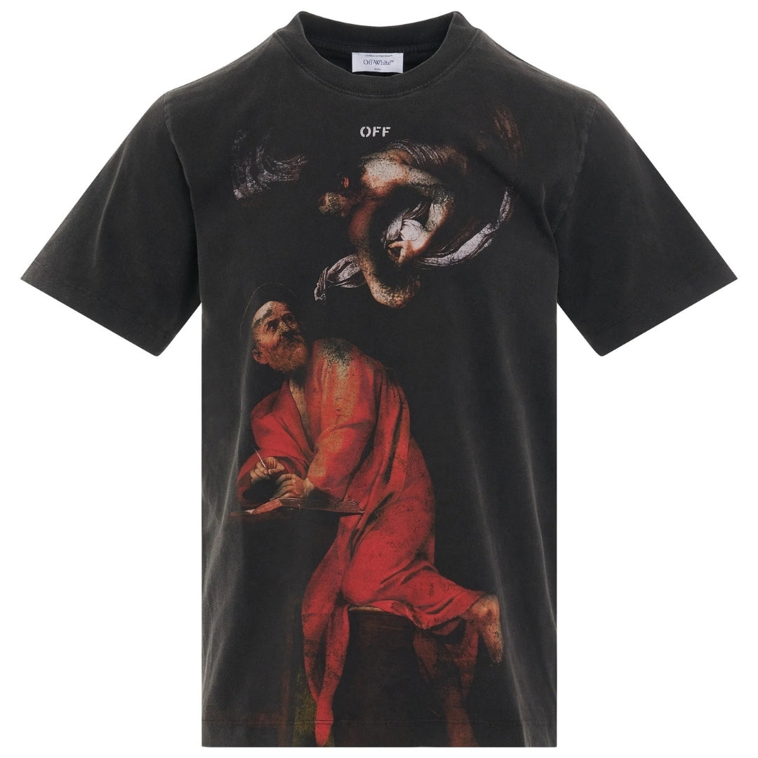 Off-White St Matthew Slim Black T-Shirt