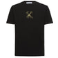 Off-White Splash Arrow Design Black T-Shirt