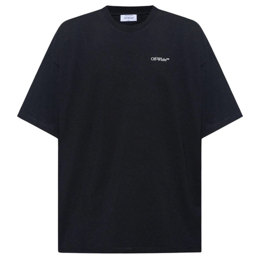 Off-White Scratch Arrow Oversized Fit Black T-Shirt