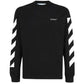 Off-White Diagonol Helvetica Black Long Sleeve T-Shirt