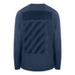 Off-White Diag Line Back Logo Navy Blue Sweatshirt