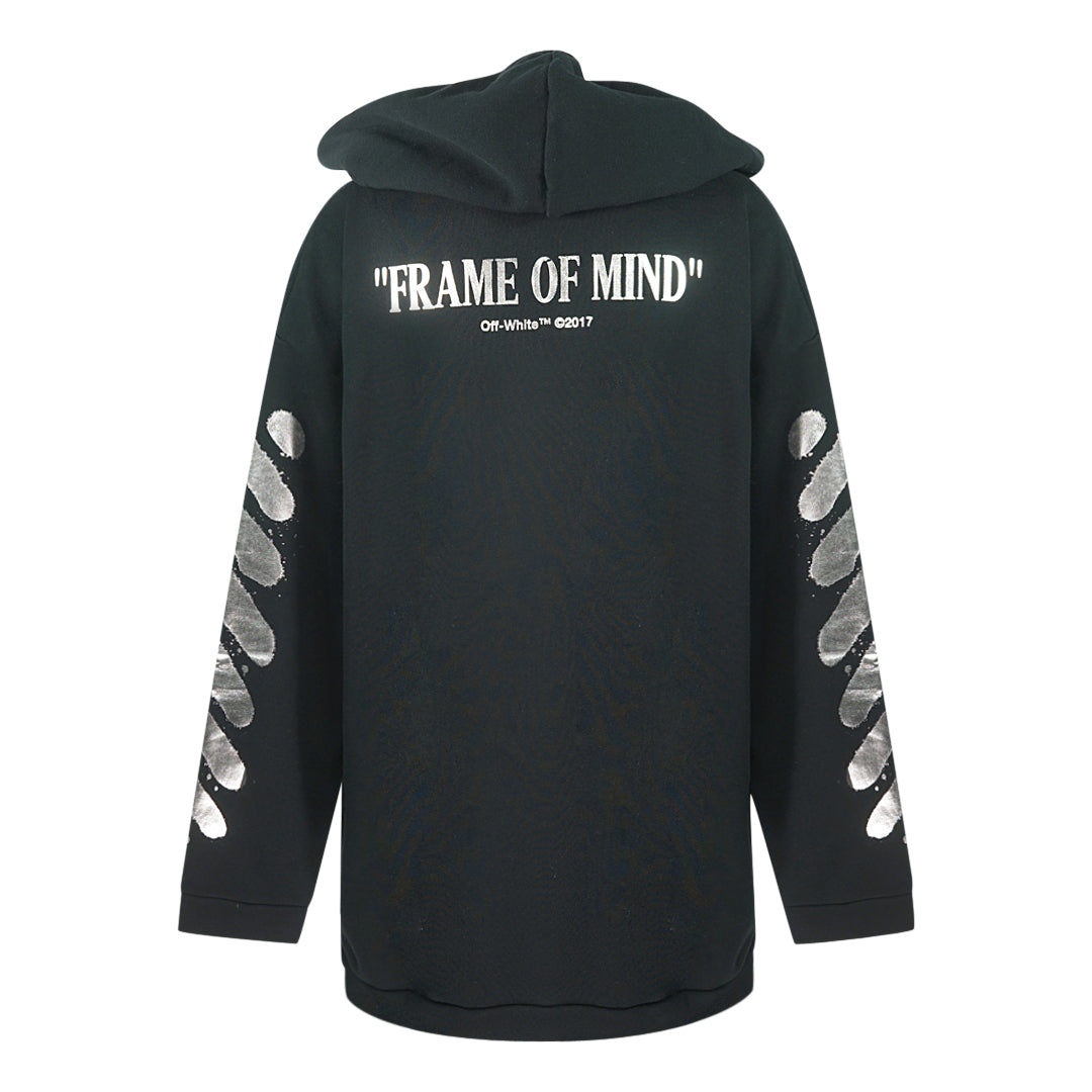 Off-White Frame Of Mind Long Black Hoodie