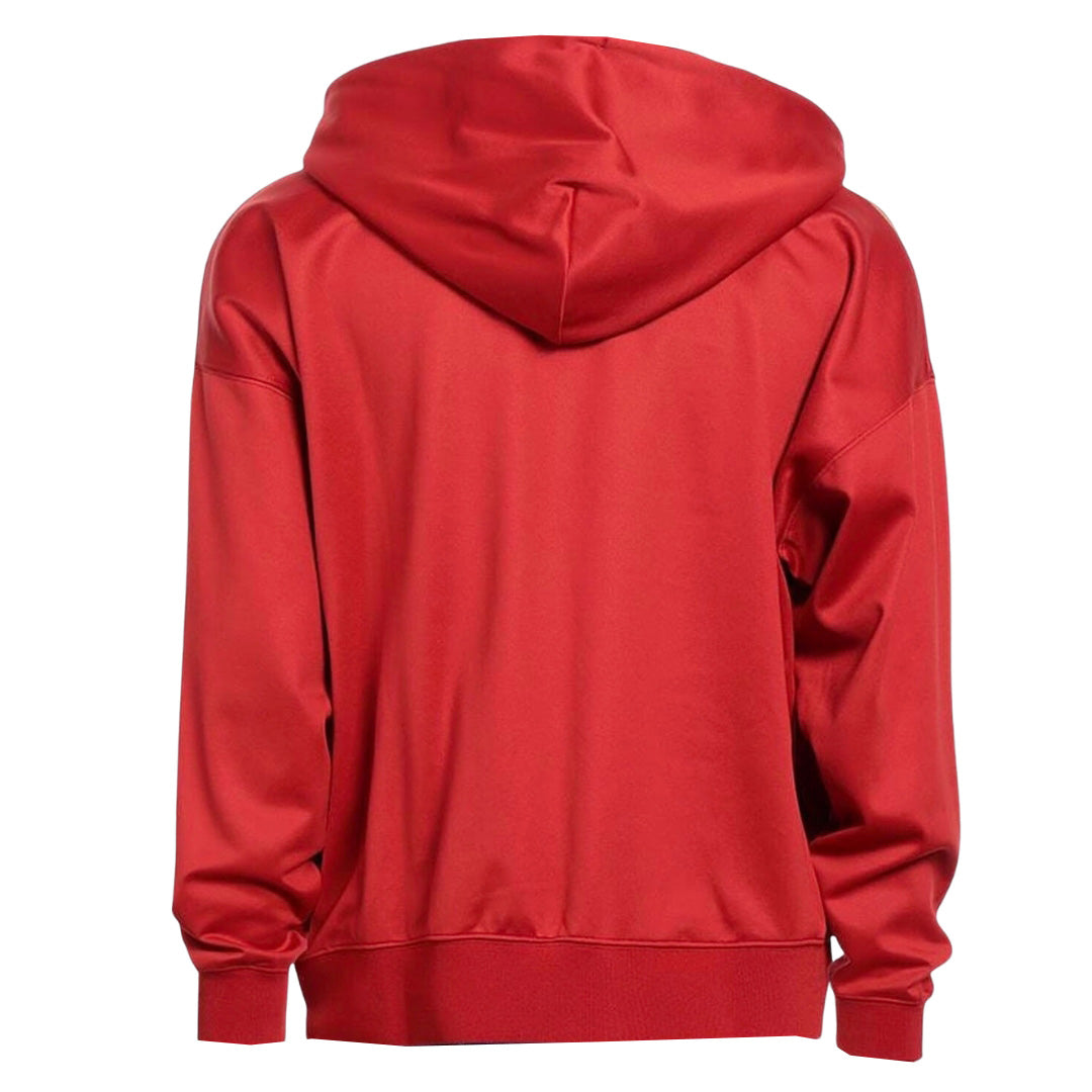 Off-White Hand Off Skate Print Red Hoodie