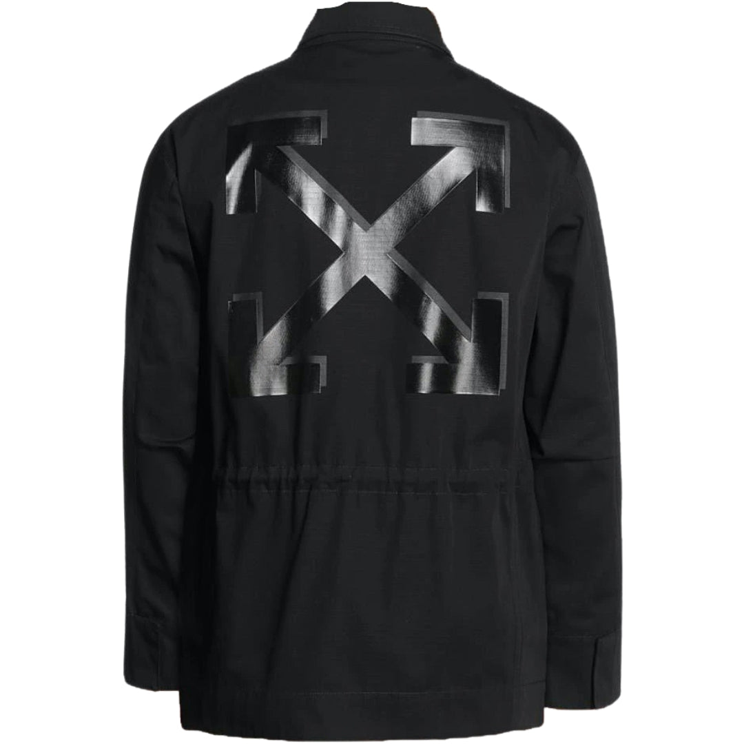 Off-White Black Arrow Logo Black Field Jacket