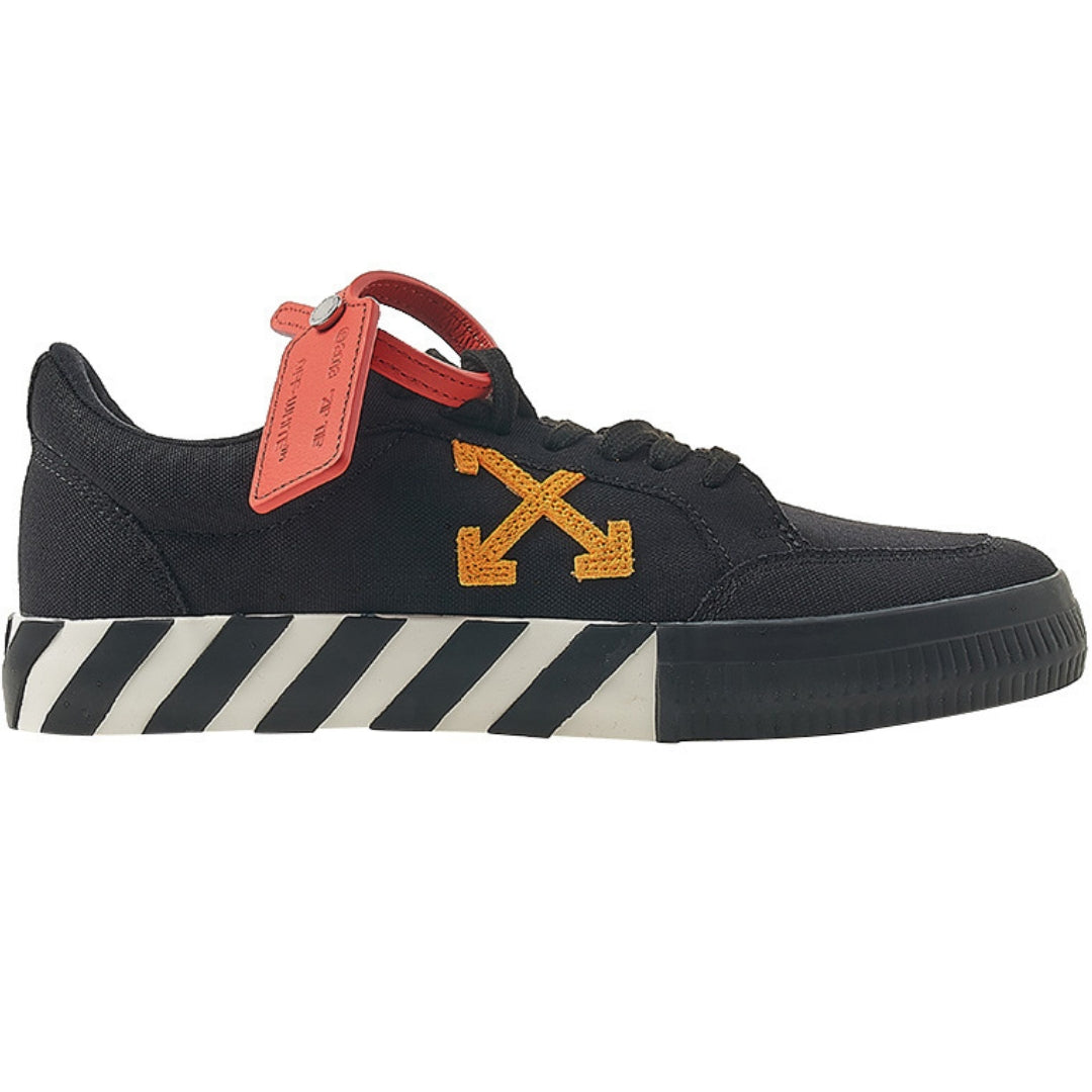 Off-White Vulc Low Orange Design Black Sneakers