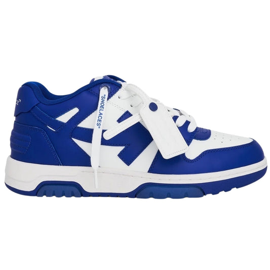 Off-White Out Of Office Leather Blue Sneakers