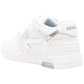 Off-White Out Of Office Silver Logo White Leather Sneakers