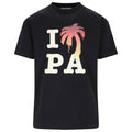 Palm Angels I Love Pa Logo Black T Shirt