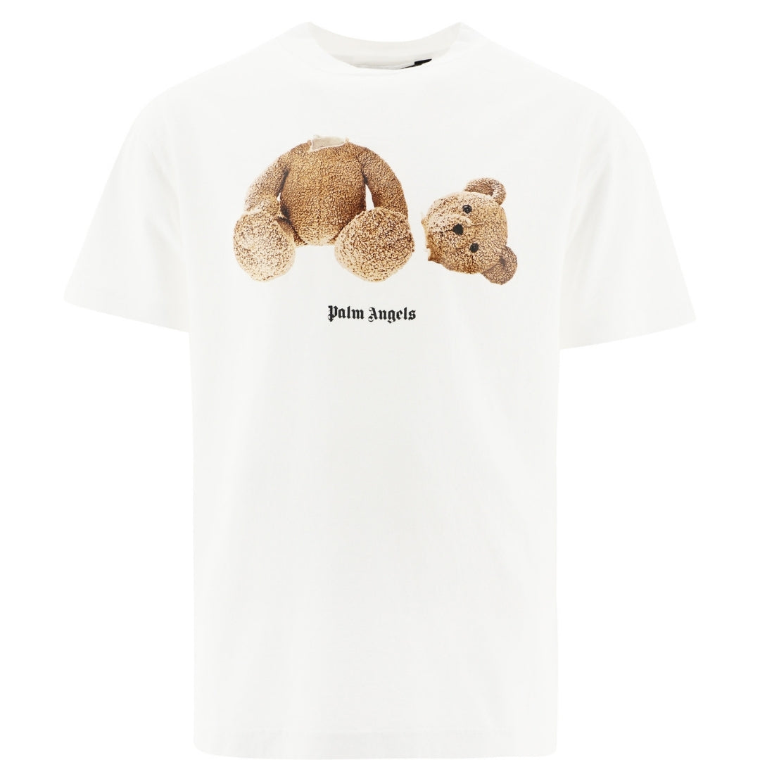 Palm Angels Kill The Bear Oversize White T Shirt