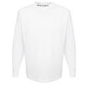 Palm Angels Double Classic Logo Long Sleeve White T Shirt