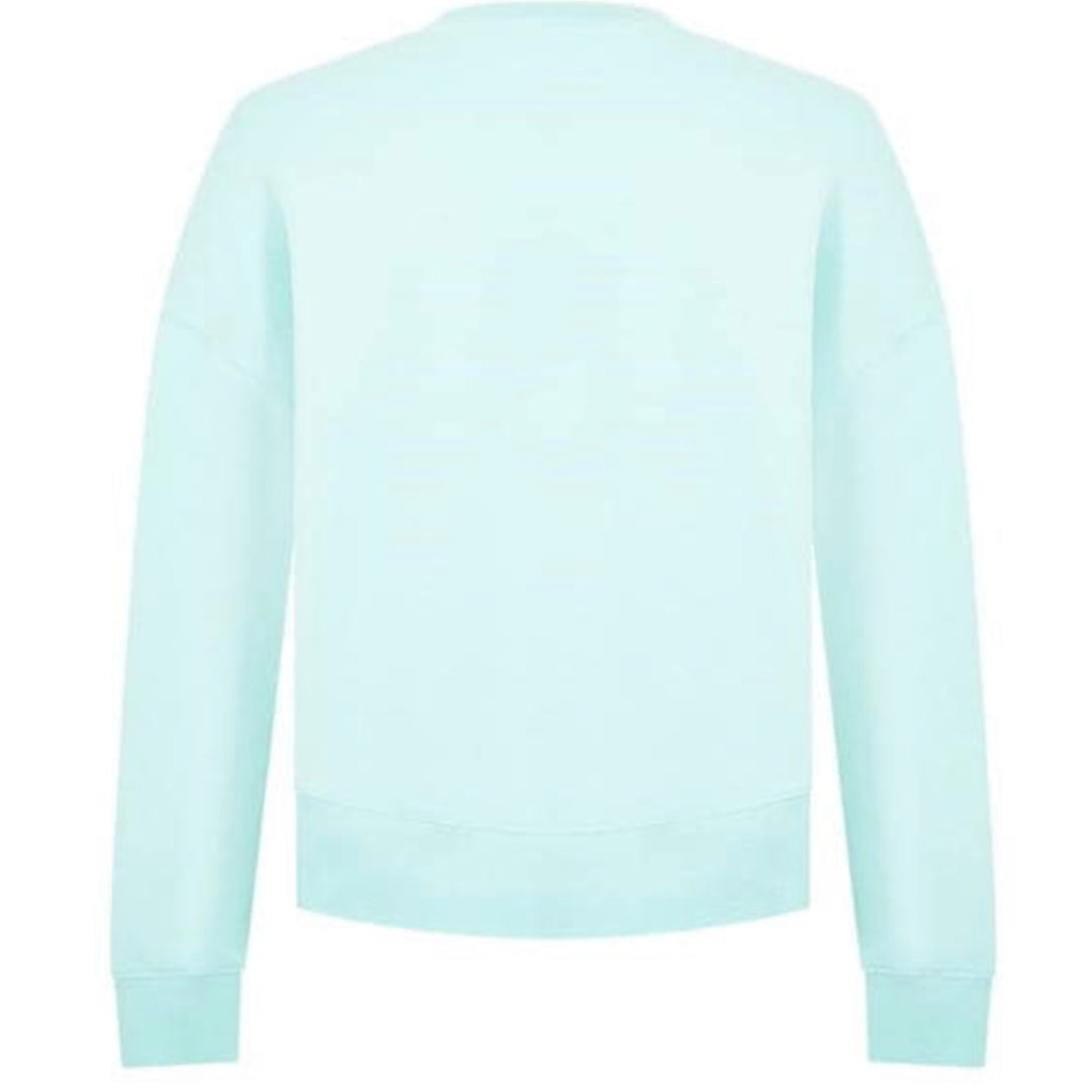 Palm Angels Kill The Shark Logo Light Blue Sweater