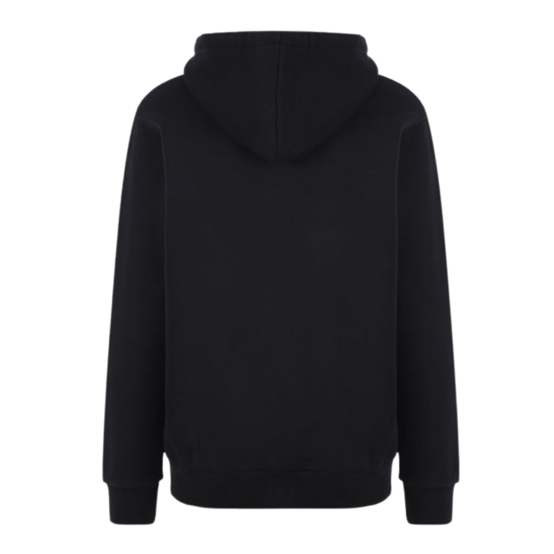 Palm Angels La Spray Paint Logo Black Hoodie - Style Centre Wholesale