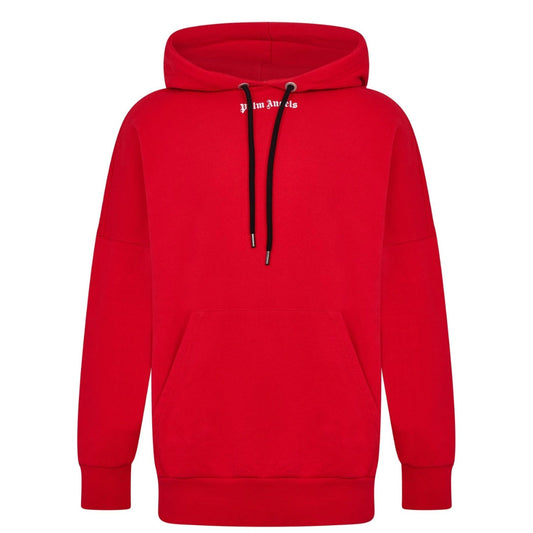 Palm Angels Classic Logo Red Hoodie