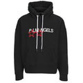 Palm Angels Embroidered Stars Logo Black Hoodie - Style Centre Wholesale